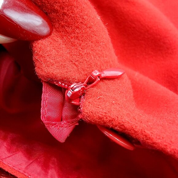 Talbots 100% Wool Wrap Skirt With Button Accents Size 10 - Picture 12 of 13